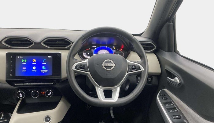 2024 Nissan MAGNITE XV AMT, Petrol, Automatic, 10,596 km, Steering Wheel Close Up