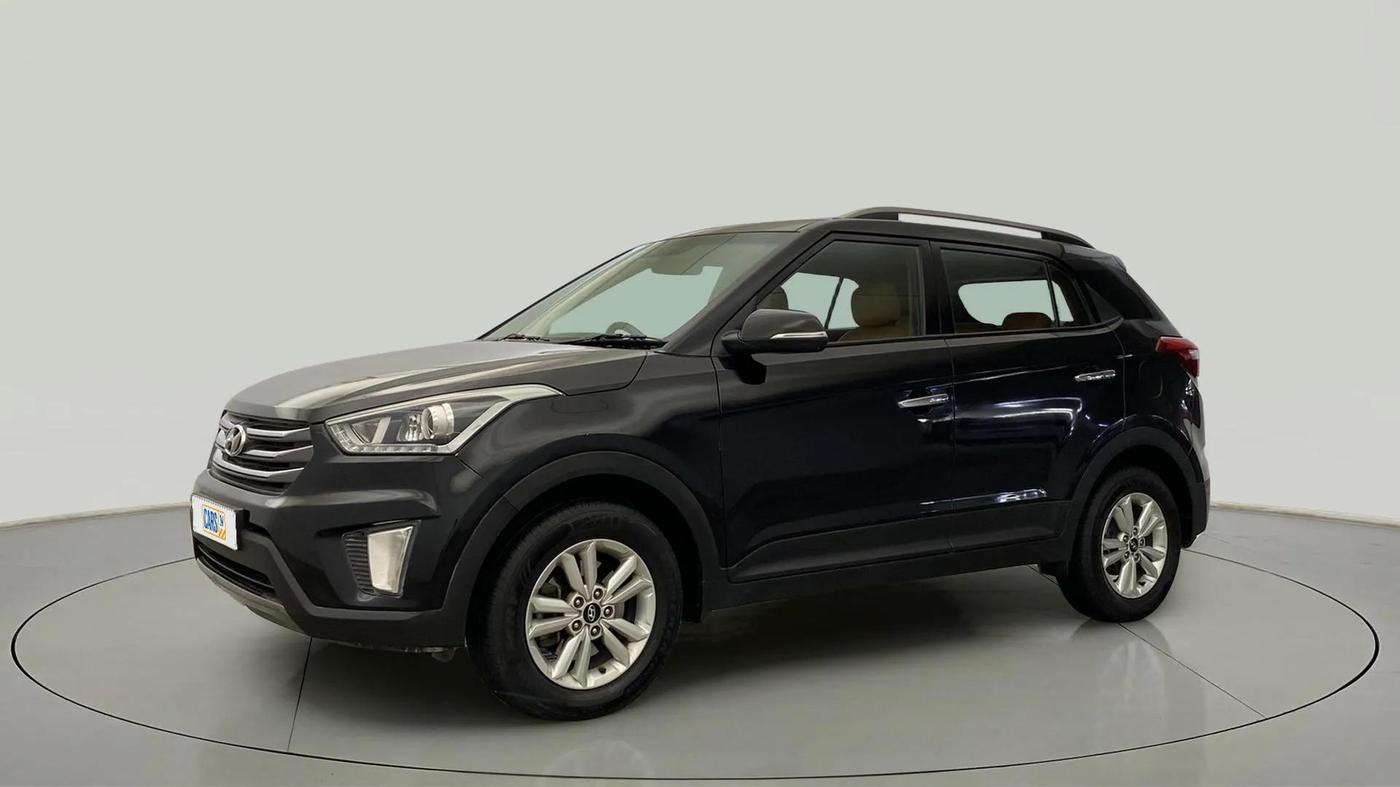 2015 Hyundai Creta SX PLUS 1.6 PETROL, Petrol, Manual, 60,319 km, Left Front Diagonal