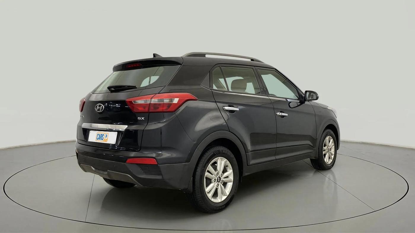 2015 Hyundai Creta SX PLUS 1.6 PETROL, Petrol, Manual, 60,319 km, Right Back Diagonal
