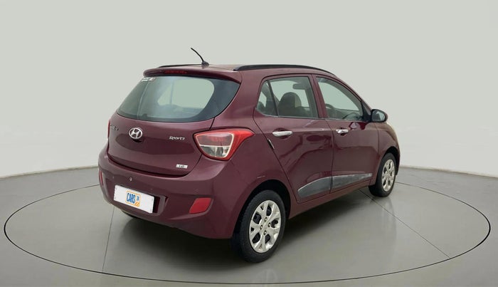 2013 Hyundai Grand i10 SPORTZ 1.2 KAPPA VTVT, Petrol, Manual, 45,769 km, Right Back Diagonal
