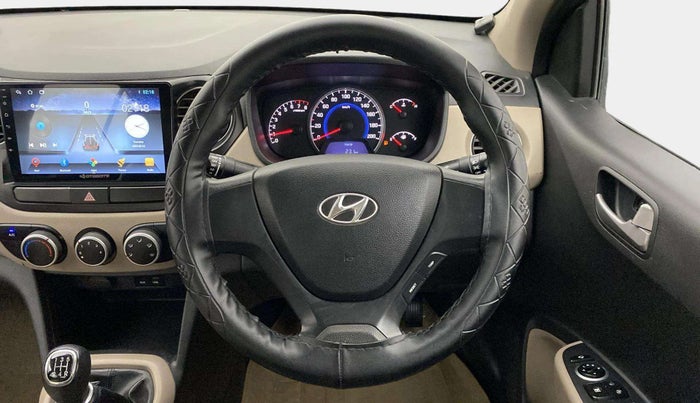 2013 Hyundai Grand i10 SPORTZ 1.2 KAPPA VTVT, Petrol, Manual, 45,769 km, Steering Wheel Close Up