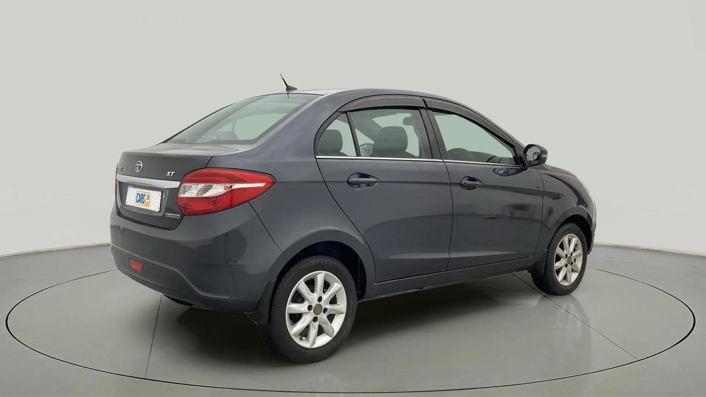 2017 Tata Zest XT PETROL, Petrol, Manual, 85,761 km, Right Back Diagonal