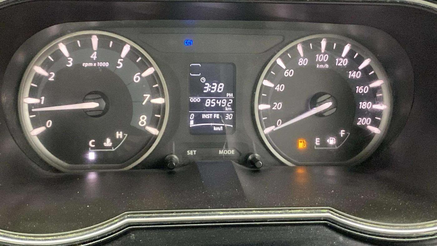 2017 Tata Zest XT PETROL, Petrol, Manual, 85,761 km, Odometer Image
