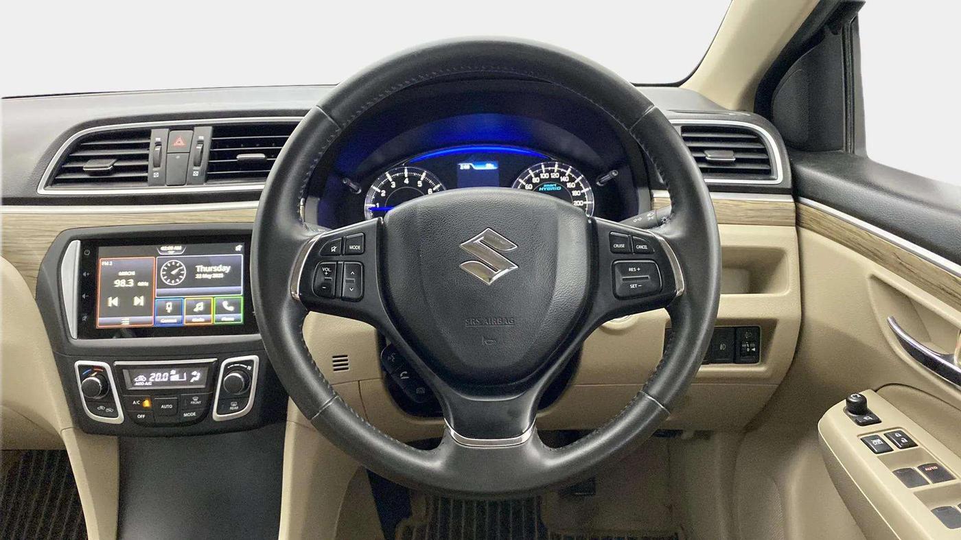 2022 Maruti Ciaz ALPHA 1.5 SHVS PETROL, Petrol, Manual, 32,384 km, Steering Wheel Close Up