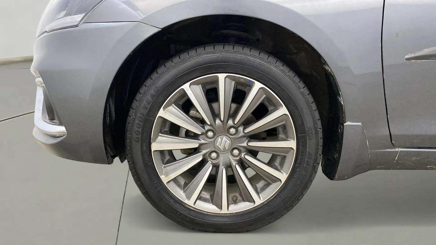 2022 Maruti Ciaz ALPHA 1.5 SHVS PETROL, Petrol, Manual, 32,384 km, Left Front Wheel