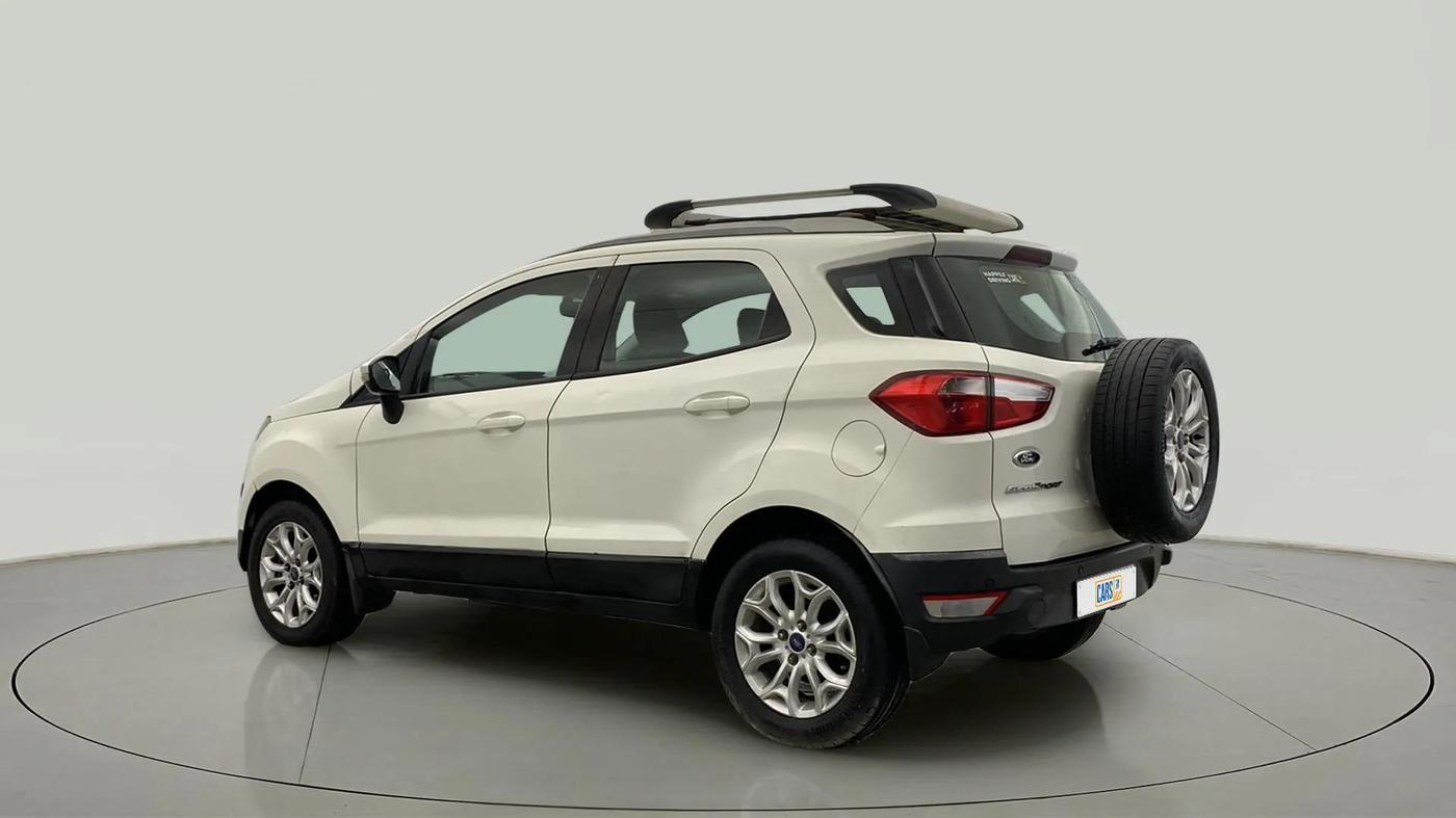 2014 Ford Ecosport TITANIUM 1.5L PETROL AT, Petrol, Automatic, 53,527 km, Left Back Diagonal