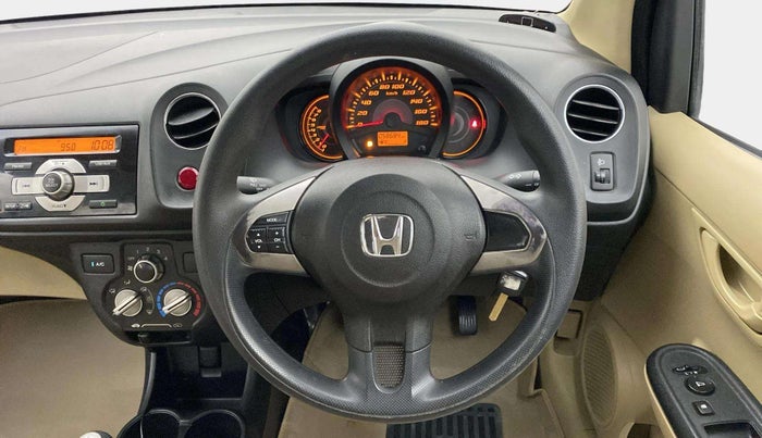 2014 Honda Amaze 1.2L I-VTEC S, Petrol, Manual, 58,646 km, Steering Wheel Close Up