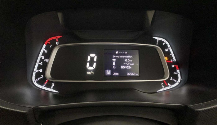 2021 KIA SONET HTX 1.0 IMT, Petrol, Manual, 37,546 km, Odometer Image