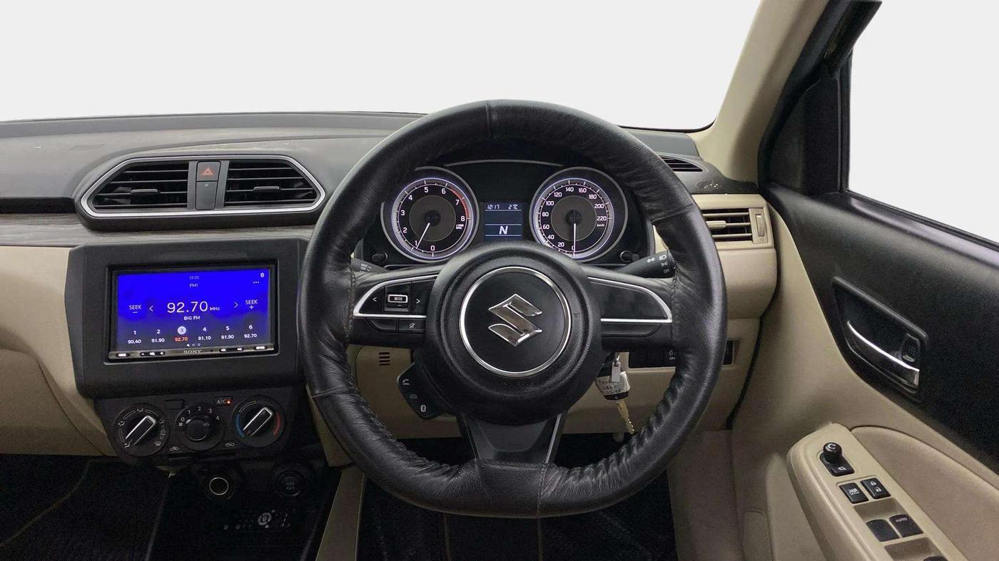 2021 Maruti Dzire VXI AMT, Petrol, Automatic, 18,848 km, Steering Wheel Close Up