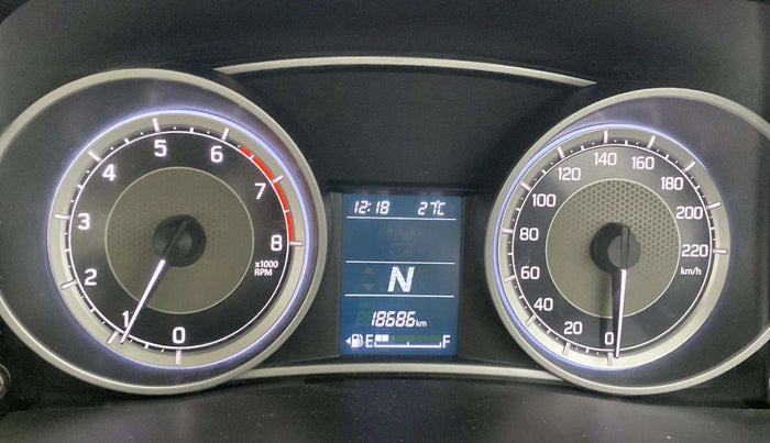 2021 Maruti Dzire VXI AMT, Petrol, Automatic, 18,680 km, Odometer Image