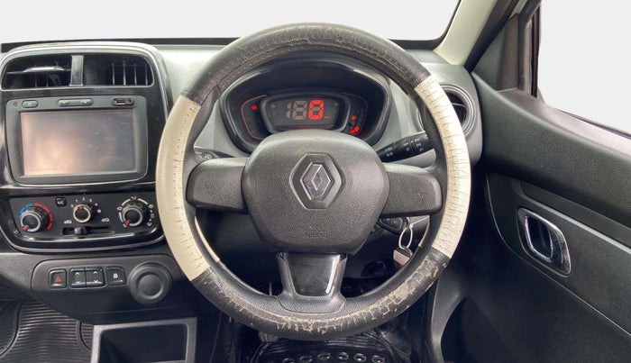 2018 Renault Kwid RXT 1.0 (O), Petrol, Manual, 49,492 km, Steering Wheel Close Up
