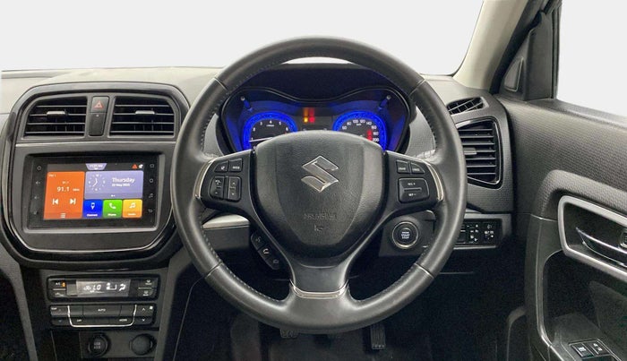 2022 Maruti Vitara Brezza ZXI PLUS, Petrol, Manual, 43,708 km, Steering Wheel Close Up