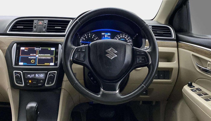 2019 Maruti Ciaz ALPHA  AT 1.5 SHVS PETROL, Petrol, Automatic, 62,350 km, Steering Wheel Close Up