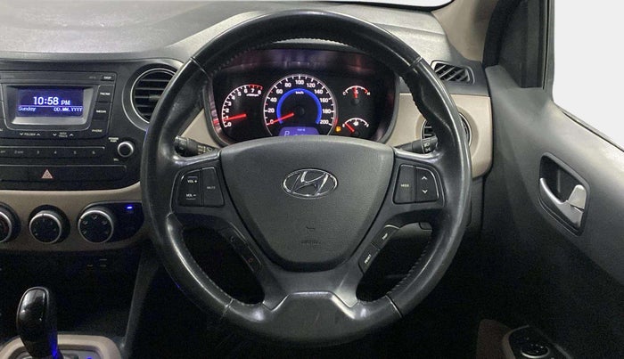 2016 Hyundai Grand i10 ASTA (O) AT 1.2 KAPPA VTVT, CNG, Automatic, 66,779 km, Steering Wheel Close Up