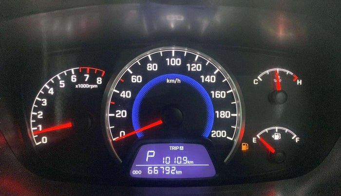 2016 Hyundai Grand i10 ASTA (O) AT 1.2 KAPPA VTVT, CNG, Automatic, 66,779 km, Odometer Image