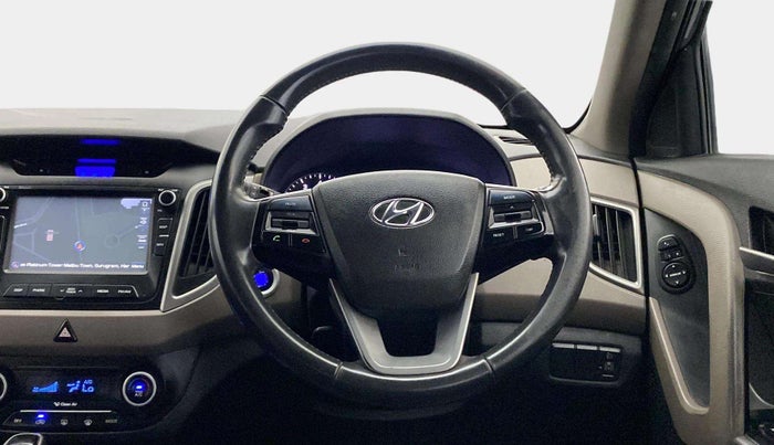 2016 Hyundai Creta SX PLUS AT 1.6 PETROL, Petrol, Automatic, 74,825 km, Steering Wheel Close Up