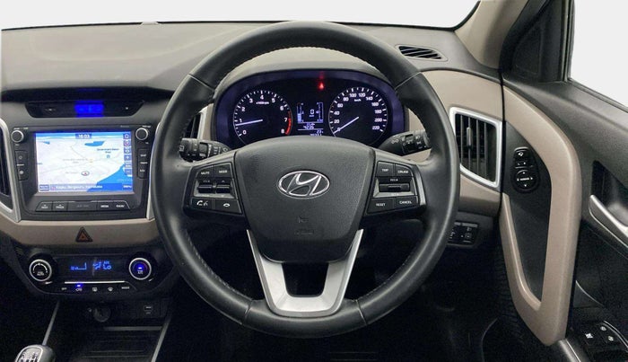 2019 Hyundai Creta SX 1.6 PETROL, Petrol, Manual, 39,350 km, Steering Wheel Close Up