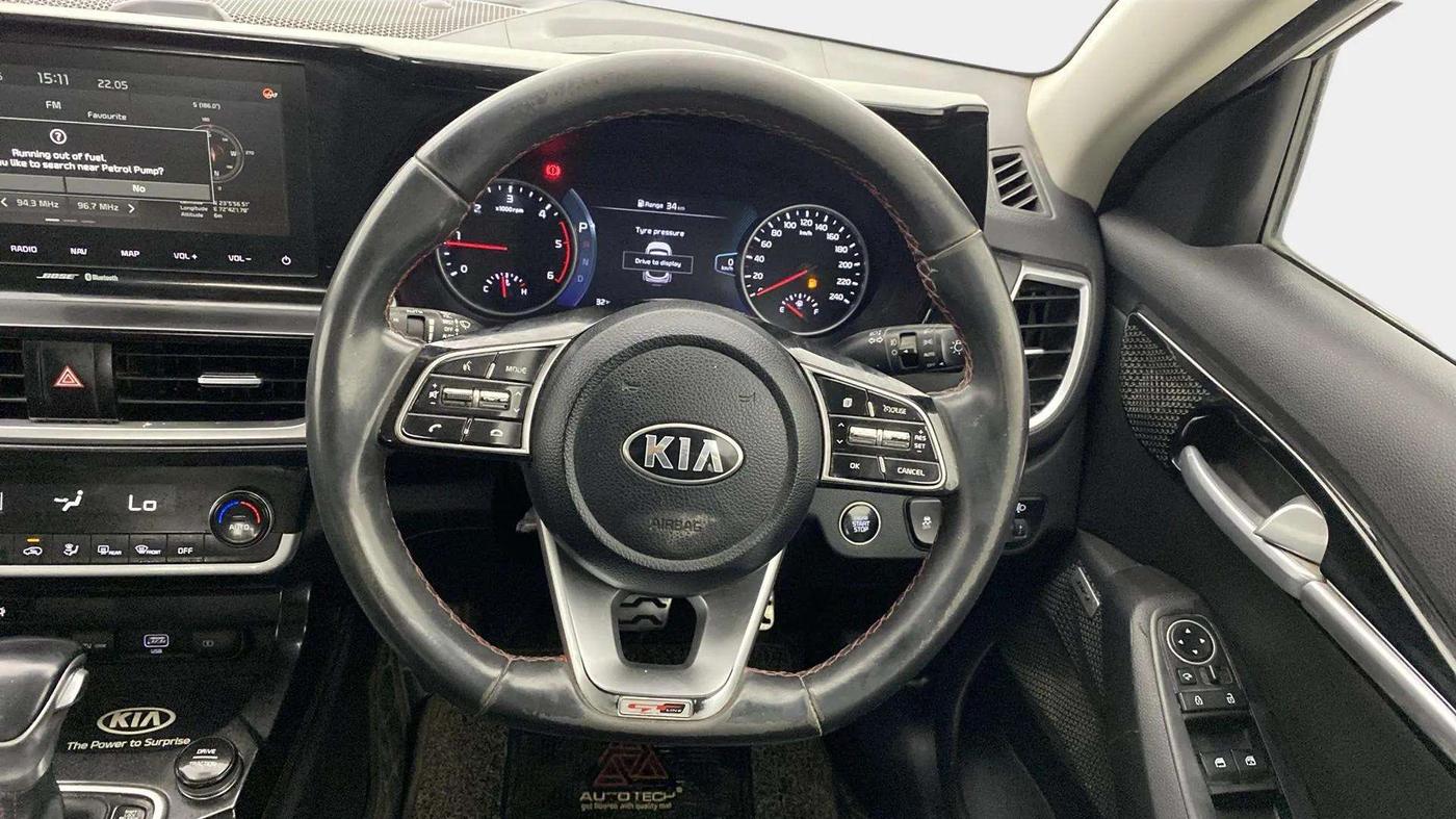 2021 KIA SELTOS GTX PLUS AT 1.5 DIESEL, Diesel, Automatic, 87,376 km, Steering Wheel Close Up