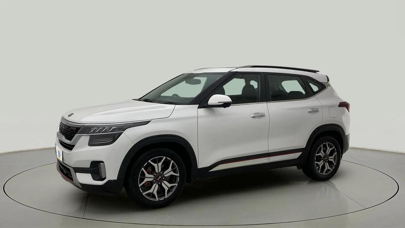 2021 KIA SELTOS GTX PLUS AT 1.5 DIESEL, Diesel, Automatic, 87,376 km, Left Front Diagonal