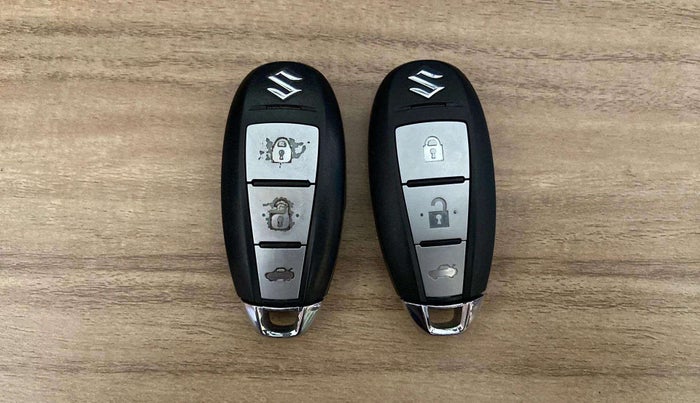 2019 Maruti Ciaz ALPHA  AT 1.5 SHVS PETROL, Petrol, Automatic, 86,045 km, Key Close Up