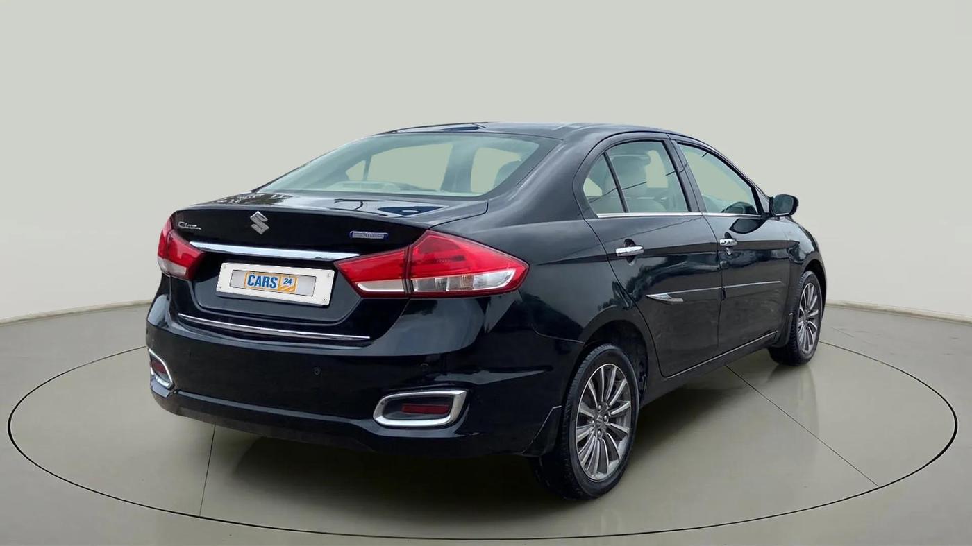 2019 Maruti Ciaz ALPHA  AT 1.5 SHVS PETROL, Petrol, Automatic, 86,117 km, Right Back Diagonal