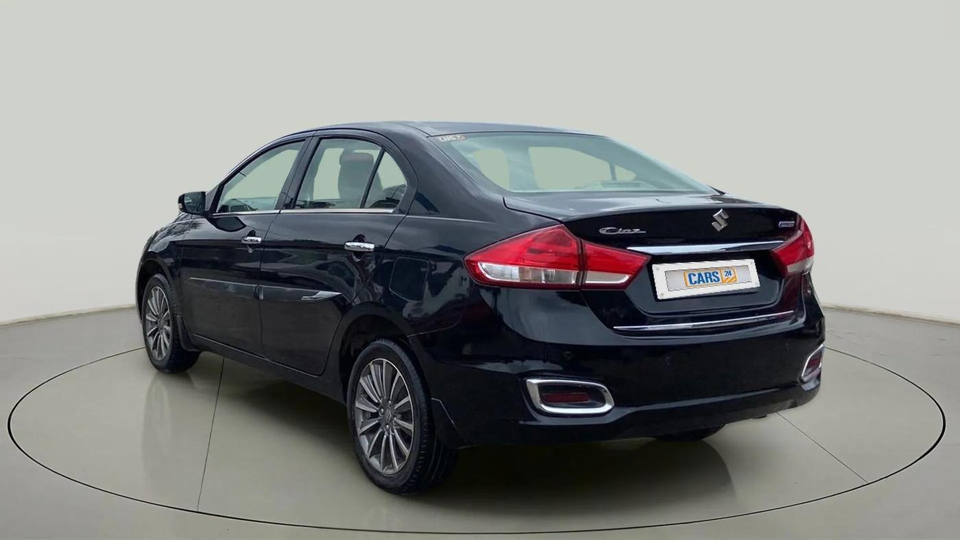 2019 Maruti Ciaz ALPHA  AT 1.5 SHVS PETROL, Petrol, Automatic, 86,117 km, Left Back Diagonal