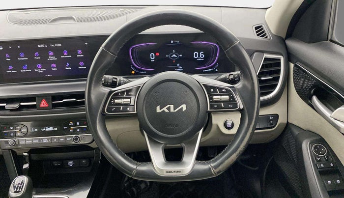 2023 KIA SELTOS  HTX 1.5 PETROL MT, Petrol, Manual, 47,988 km, Steering Wheel Close Up