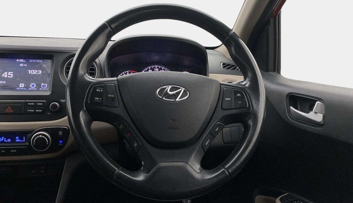 2017 Hyundai Grand i10 ASTA 1.2 KAPPA VTVT, Petrol, Manual, 64,136 km, Steering Wheel Close Up