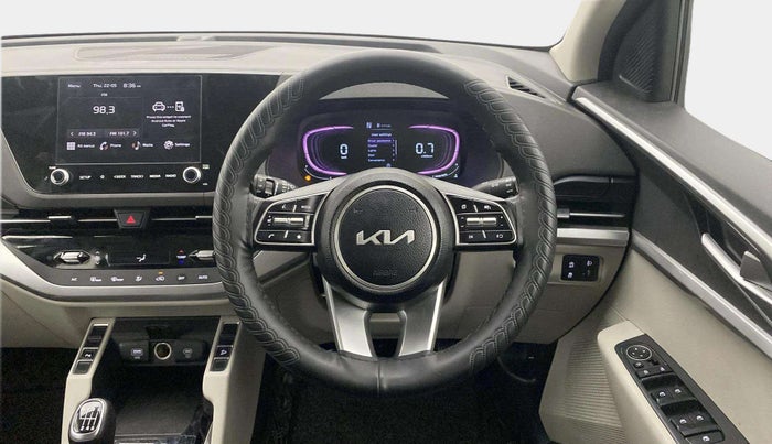 2024 KIA CARENS  PRESTIGE 1.5 TURBO PETROL IMT 7 STR , Petrol, Manual, 18,796 km, Steering Wheel Close Up