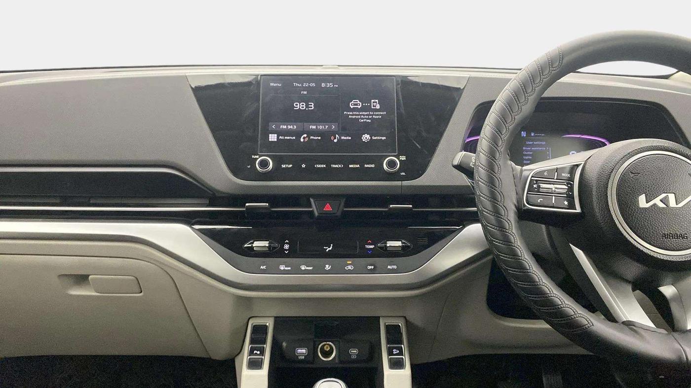 2024 KIA CARENS  PRESTIGE 1.5 TURBO PETROL IMT 7 STR , Petrol, Manual, 18,896 km, Air Conditioner