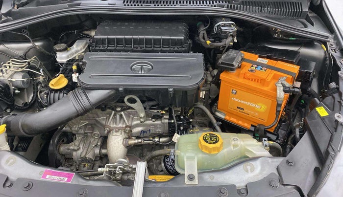 2020 Tata TIGOR XZA PLUS PETROL, Petrol, Automatic, 18,520 km, Engine View - Left