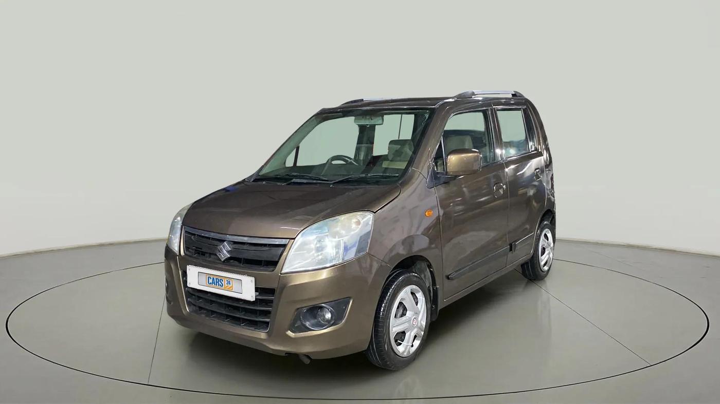 2013 Maruti Wagon R 1.0 VXI, Petrol, Manual, 87,459 km, Left Front Diagonal