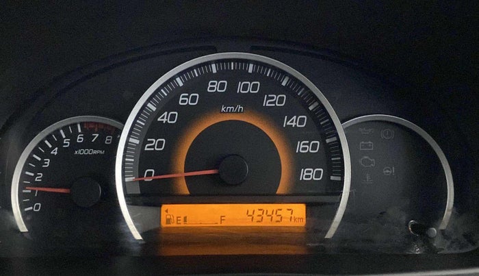 2016 Maruti Wagon R 1.0 VXI, Petrol, Manual, 43,505 km, Odometer Image