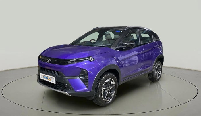 2023 Tata NEXON FEARLESS PURPLE 1.2 REVOTRON 7 DCA DT, Petrol, Automatic, 12,129 km, Left Front Diagonal