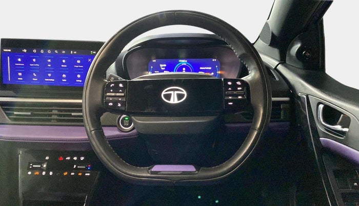 2023 Tata NEXON FEARLESS PURPLE 1.2 REVOTRON 7 DCA DT, Petrol, Automatic, 12,129 km, Steering Wheel Close Up