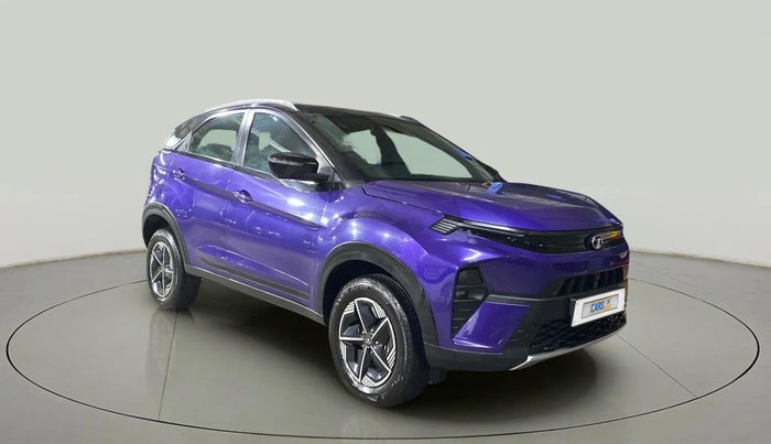 2023 Tata NEXON FEARLESS PURPLE 1.2 REVOTRON 7 DCA DT, Petrol, Automatic, 12,129 km, Right Front Diagonal