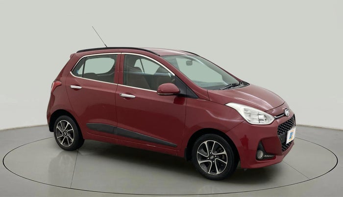 2017 Hyundai Grand i10 SPORTZ (O) AT 1.2 KAPPA VTVT, Petrol, Automatic, 60,153 km, Right Front Diagonal