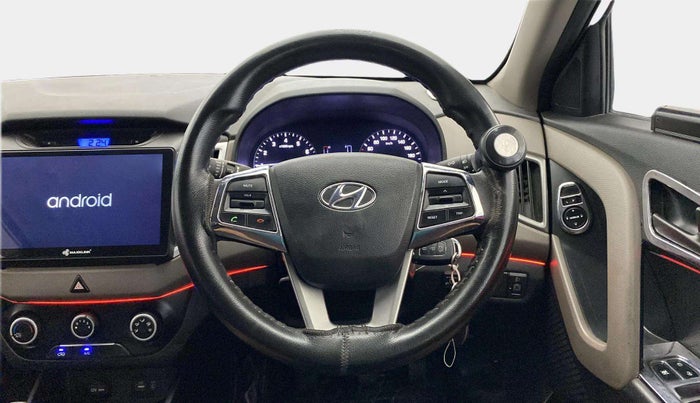 2016 Hyundai Creta E PLUS 1.6 PETROL, CNG, Manual, 39,068 km, Steering Wheel Close Up