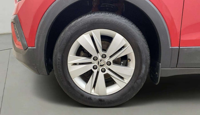 2021 Skoda KUSHAQ AMBITION 1.0L TSI AT, Petrol, Automatic, 40,632 km, Left Front Wheel