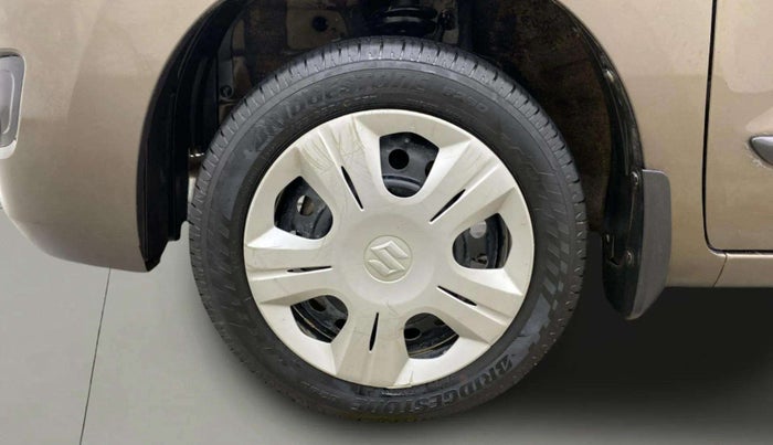2015 Maruti Wagon R 1.0 VXI, Petrol, Manual, 75,528 km, Left Front Wheel