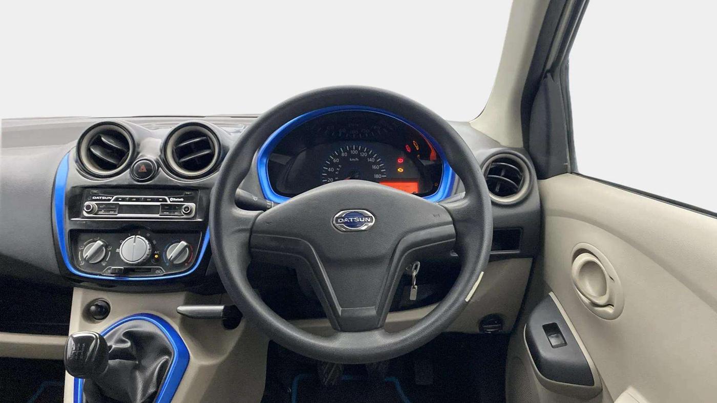 2017 Datsun Go Plus ANNIVERSARY EDITION, Petrol, Manual, 44,350 km, Steering Wheel Close Up