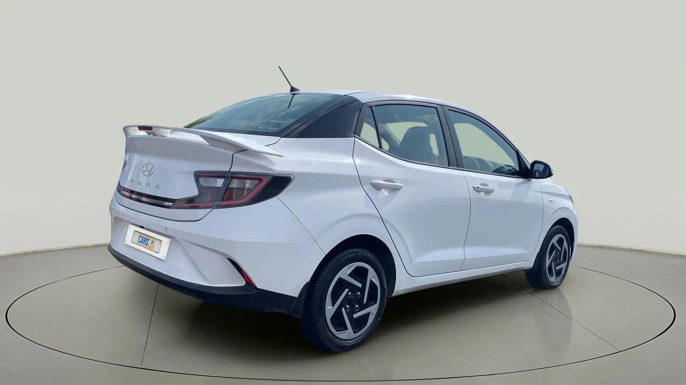 2023 Hyundai AURA S 1.2, Petrol, Manual, 9,412 km, Right Back Diagonal