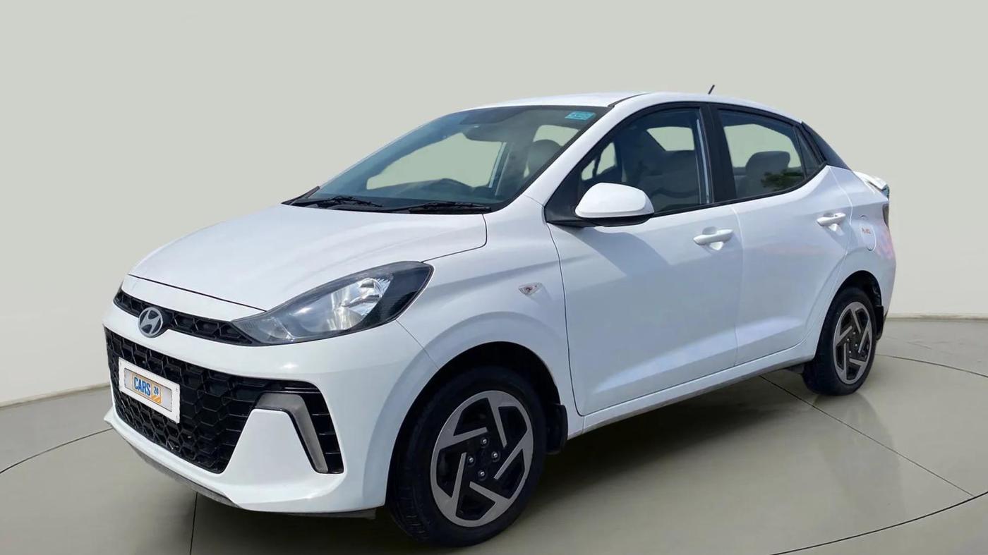 2023 Hyundai AURA S 1.2, Petrol, Manual, 9,412 km, Left Front Diagonal