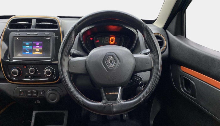 2019 Renault Kwid CLIMBER 1.0, Petrol, Manual, 1,06,848 km, Steering Wheel Close Up