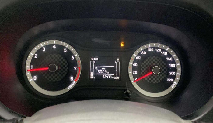 2020 Hyundai GRAND I10 NIOS MAGNA 1.2 KAPPA VTVT CNG, CNG, Manual, 92,460 km, Odometer Image