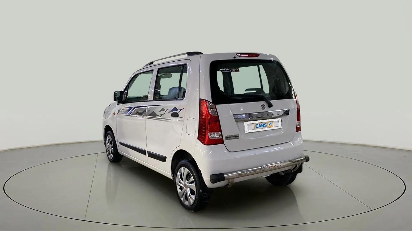 2018 Maruti Wagon R 1.0 VXI, Petrol, Manual, 31,581 km, Left Back Diagonal