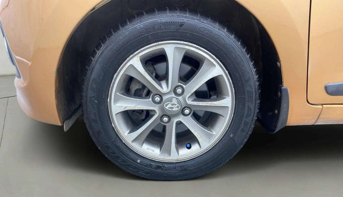 2013 Hyundai Grand i10 ASTA AT 1.2 KAPPA VTVT, Petrol, Automatic, 94,859 km, Left Front Wheel