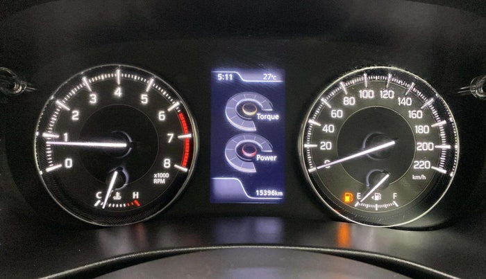2023 Maruti Baleno ALPHA PETROL 1.2, Petrol, Manual, 15,370 km, Odometer Image