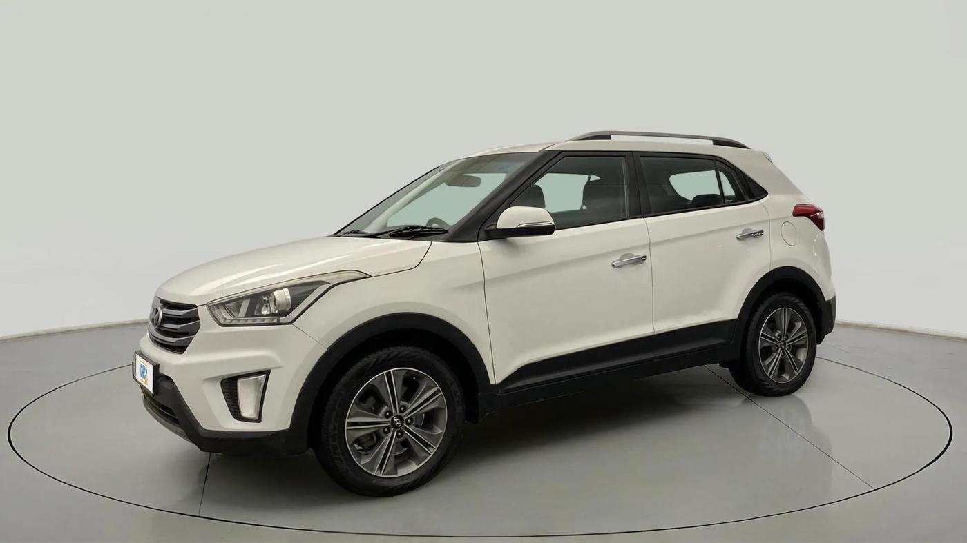 2017 Hyundai Creta SX PLUS AT 1.6 PETROL, Petrol, Automatic, 98,252 km, Left Front Diagonal