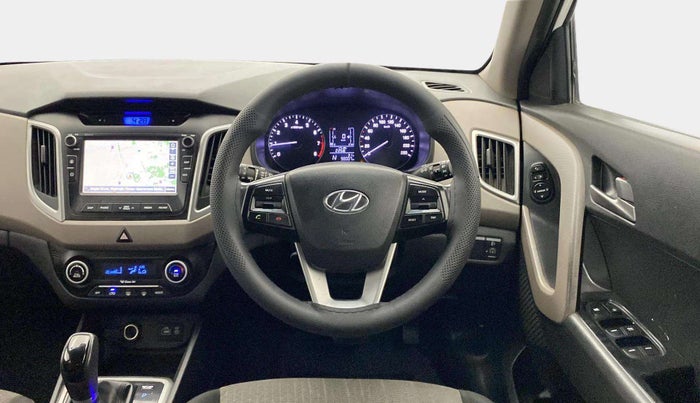 2017 Hyundai Creta SX PLUS AT 1.6 PETROL, Petrol, Automatic, 98,000 km, Steering Wheel Close Up